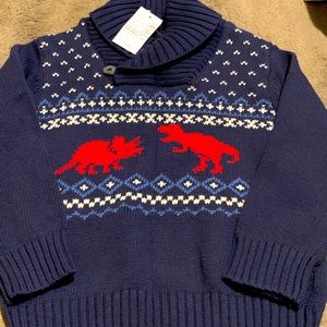 Baby Boy Dinosaur Sweater